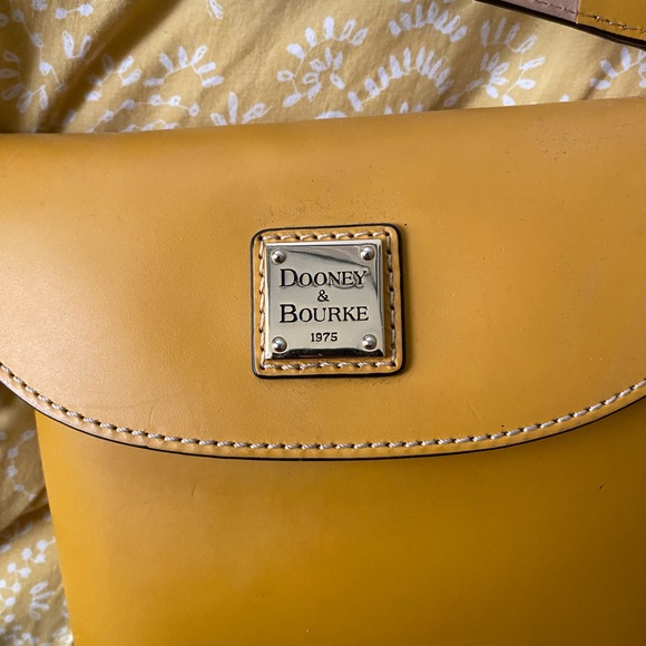 Dooney & Bourke Bags Dooney Bourke Mustard Yellow Small Leather